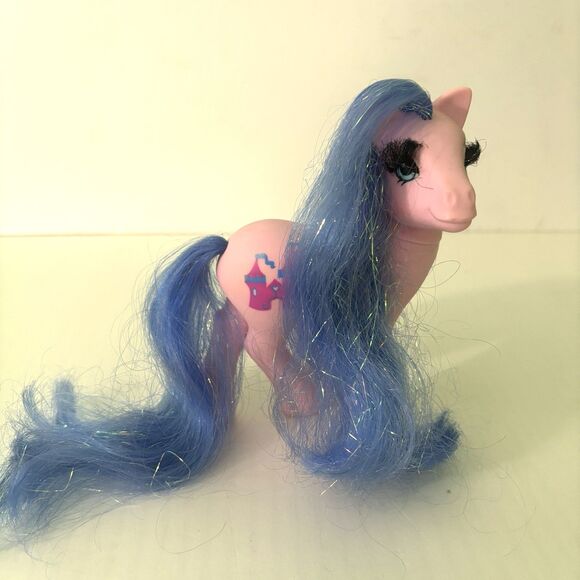 My Little Pony MLP G1 Princess Pony Eyelashes Blue Pink 1991 China Hasbro - Picture 2 of 10